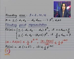 NPTEL Lectures: Mathematics - Elementary Numerical Analysis