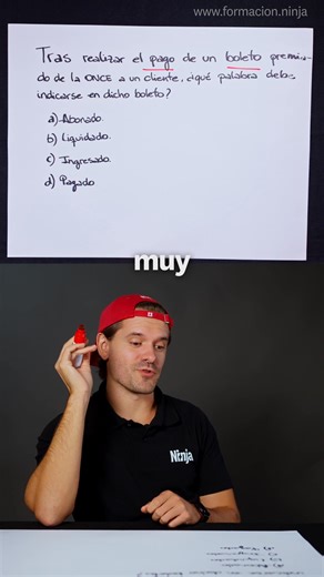 Pregunta del examen de Correos ¿te la sabes? ¿Sabrías qué palabra hay que escribir en un boleto premiado de la ONCE después de pagar al cliente? Parece una tontería, pero esta pregunta oficial de Correos ha caído en examen y puede marcar la diferencia entre aprobar o quedarte fuera. En el enunciado te plantean cuatro opciones muy parecidas entre sí: abonado, liquidado, ingresado o pagado, justo para que dudes hasta el último segundo delante del tipo test. Este tipo de preguntas de Correos son mu