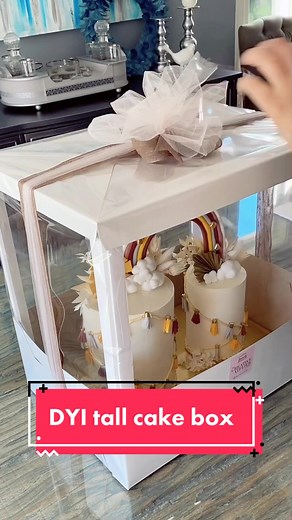 How to Make a Tall Cake Box: DIY Tutorial