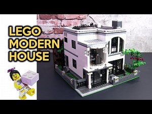 Custom LEGO Modern House MOC