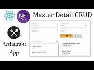 Asp.Net Core Web API Master Detail CRUD