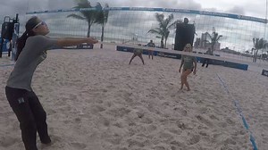 32K views · 409 reactions | Ever wonder what a beach volleyball player sees when on the court? Wonder no more. | NCAA Women's Volleyball | Facebook
