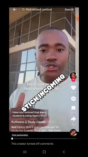 no one is using opera mini #fyp #stitch