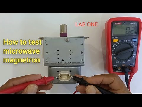 How to test microwave magnetron with multimeter