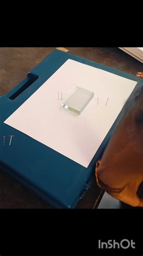 refraction of light through glass slab experiment