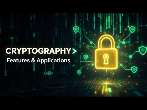 “Cryptography Explained in Hindi 🔐 | Introduction, Features & Applications | Learn With Surya”