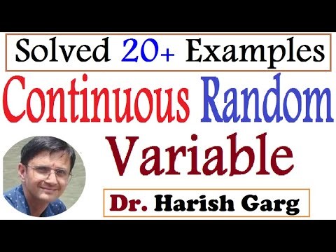 Examples of Continuous Random Variable| Easiest Way