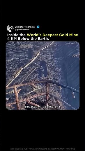Inside the World’s Deepest Gold Mine 😳🔥