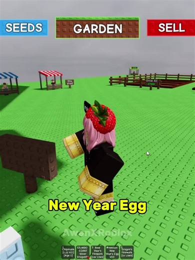 New Year Egg in Roblox Grow a Garden