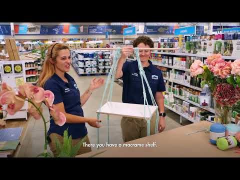 DIY Macramé Shelf Bracket with Chamberlain!