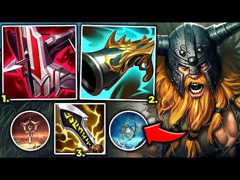 OLAF TOP NEW META BUILD! (UNSTOPPABLE) - S12 OLAF TOP GAMEPLAY! (Season 12 Olaf Guide)