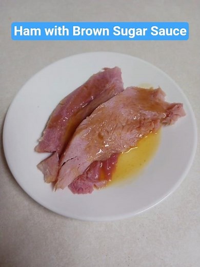 Smokin' Smithfield Ham! Baked to perfection, glazed, & drippings turned to sauce! 🍖🔥 #HamRecipe