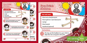 Face Paint: Skeleton