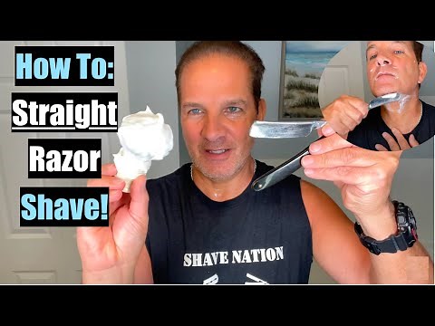How To Shave With a Straight Razor Follow Along #howto #shaving #razor #skincare #mensgrooming