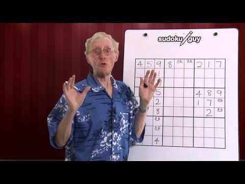 Sudoku . Lesson 8 The power of the matching pair.