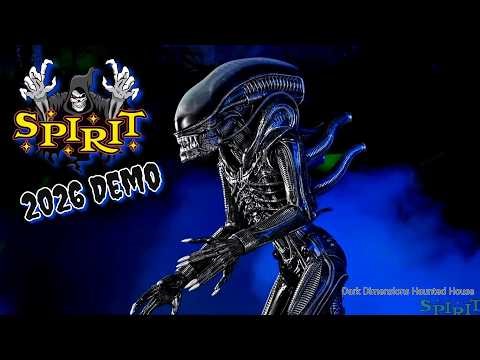 NEW Spirit Halloween Alien Xenomorph Horror Sci-Fi Animatronic Prop Demo Trailer 2026 Scary Video HD