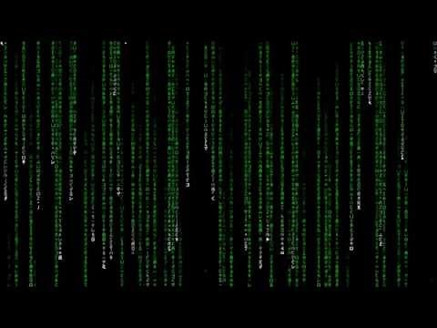 1 Hour Matrix Rain Code
