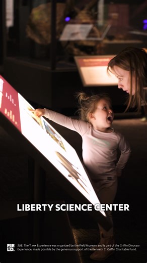 Visit LSC to learn about SUE, the world's most famous T. rex fossil 🦖 in an unforgettable and massive exhibition | Liberty Science Center