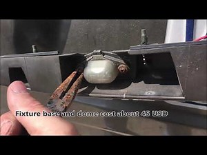 R50 Pathfinder license plate bulb removal (rusted screws)