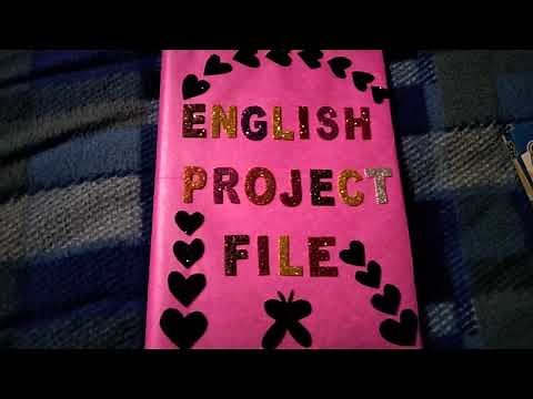 English project file class 11th 2021 - 22