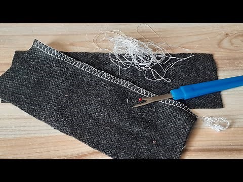 Tip How To Remove Serger Stitches - Overlocker Stitch Removal