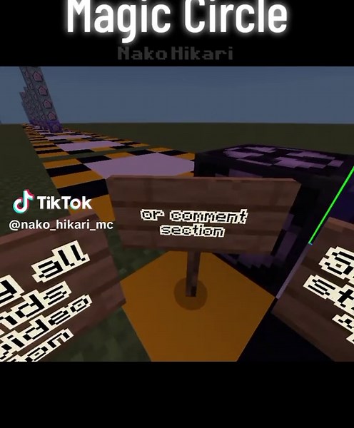 U can copy the command in the comment section. but if you're too lazy to copy, the function pack will be released tomorrow #nakohikari #commandblock #minecraftbedrock #Minecraft #tutorial