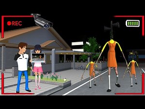 Siren Head Zombie Haunted YUTAMIO Capture at CCTV❗😱 Sakura School Simulator Drama Horror 😱
