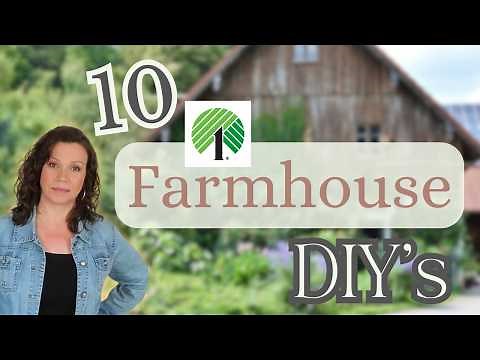Transform Dollar Tree Items Into Farmhouse Decor | 10 Beautiful DIYs