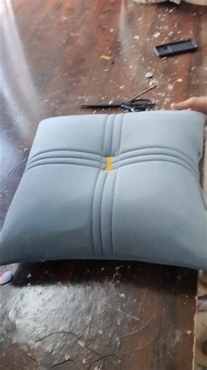 "How to Attach a Button on a Cushion | Easy DIY Tutorial" #diy #satisfying #diycrafts #diyprojects