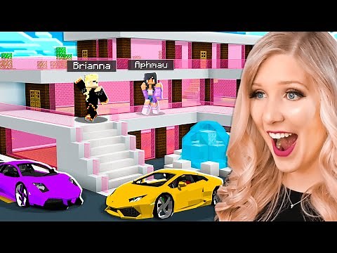 Minecraft MILLIONAIRE House Battle vs Aphmau! - Challenge