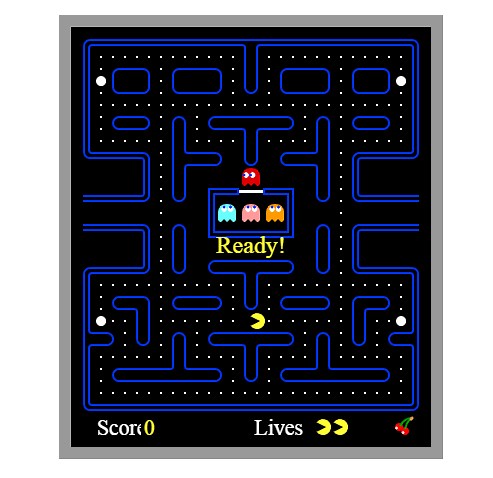 Classic Pacman Game using JavaScript with Free Source Code