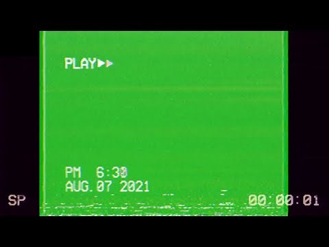 VHS Green Screen (4K)