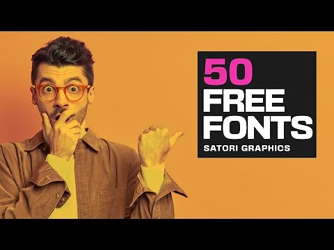 50 Cool Fonts EVERY DESIGNER NEEDS! (Free Downloads 🔥)