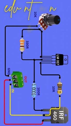 DIY High Speed Motor Controller + Voltage Regulator + Light Dimmer | LM317 + P460 MOSFET Power Hack!