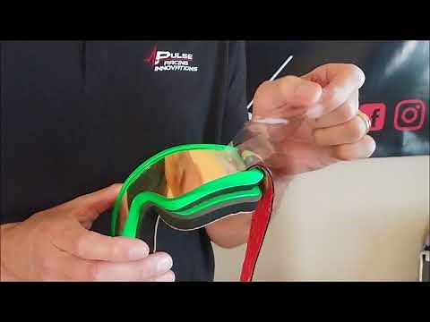 How To Install Tear Offs On Goggles