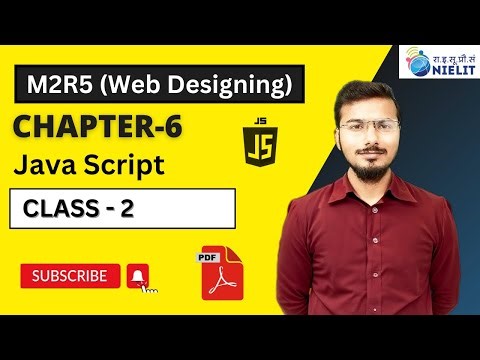 O Level Course M2 R5 | Chapter -6 Class -2 JAVSScript Introduction | Lecture 28 #Html #javascript