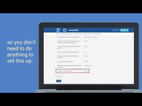 Apply for an advance payment using your Centrelink online account