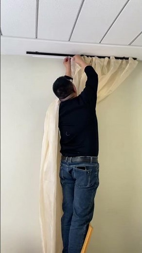 Easy Snake Track Install 🐍 Perfect Wave Curtains in Minutes!#homedecor #curtains#interiordesign#home