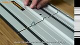 ‎POWERTEC 110 in. Track Saw Guide Rail Joining Set for Makita or Festool Track Saws (2 x 55 in. Guide Rails) wtih 7 in. Bar Clamps 72057N