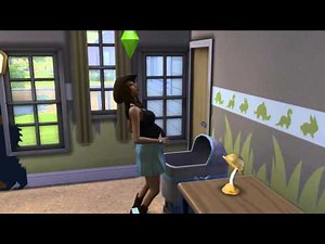 The Sims 4 Footage: Sim Giving Birth