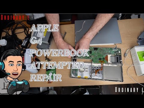 Laptop Repair: Apple G4 Powerbook Teardown & Attempted Repairs and Giveaway Update