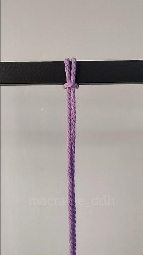 Macrame Christmas Tree 🎄 | Easy DIY Holiday Decor Tutorial #shorts