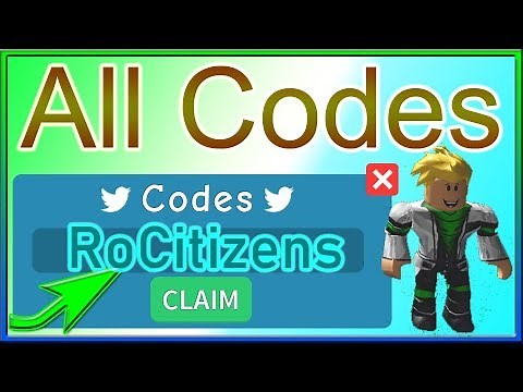 All Codes for RoCitizens *LOTS OF CASH* | 2019 October