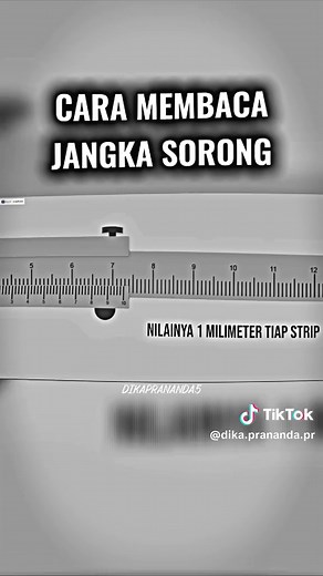 Penggunaan Jangka Sorong untuk Pengukuran Presisi