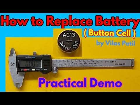 How to Replace Digital Vernier Caliper Battery