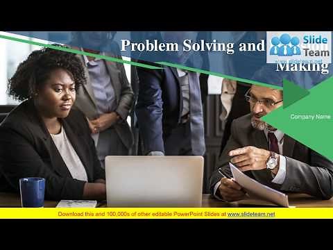 Problem Solving And Decision Making PowerPoint Presentation Slides