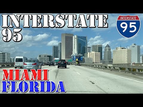 I-95 North - Miami to West Palm Beach - Florida - 4K Highway Drive