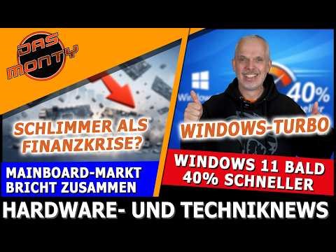 Motherboard market collapses | Windows 11 soon 40% faster | Switch 2 30% more expensive | Hardwar...
