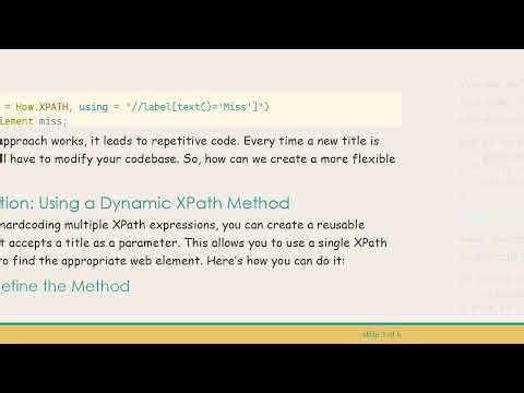How to Use XPath with Dynamic Text in Selenium for Effective Web Automation