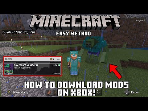 Minecraft - How to Download Mods on Xbox! (Easy Method)